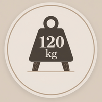Belastbar bis 120kg