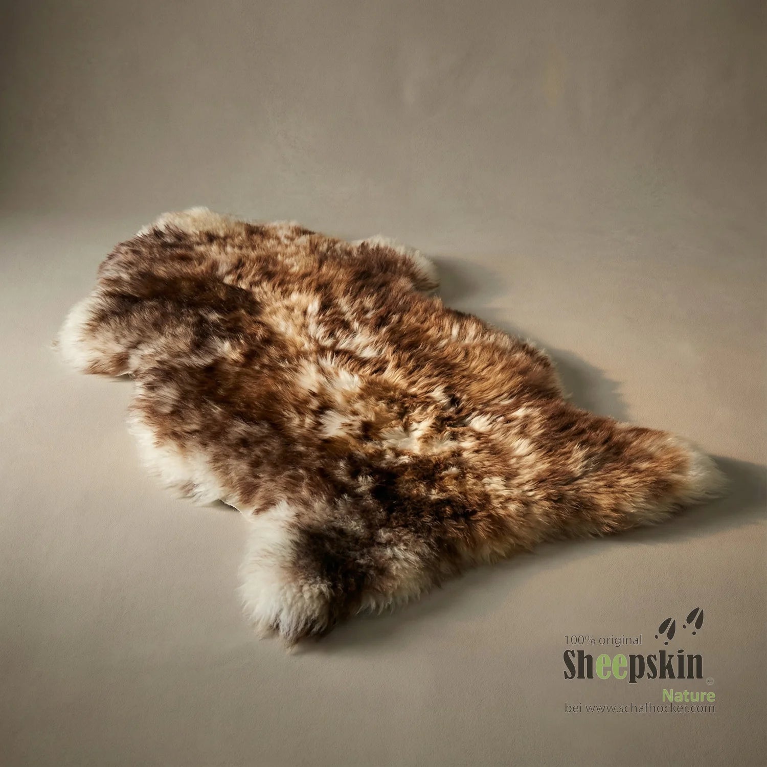 Seat pad made of genuine sheepskin – Natural