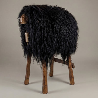 Design bar stool animal stool sheep stool "Lotte" das wilde Madl" Locki black