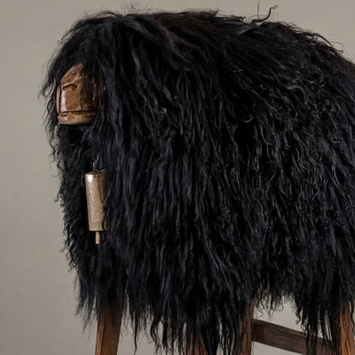 Design bar stool animal stool sheep stool "Lotte" das wilde Madl" Locki black