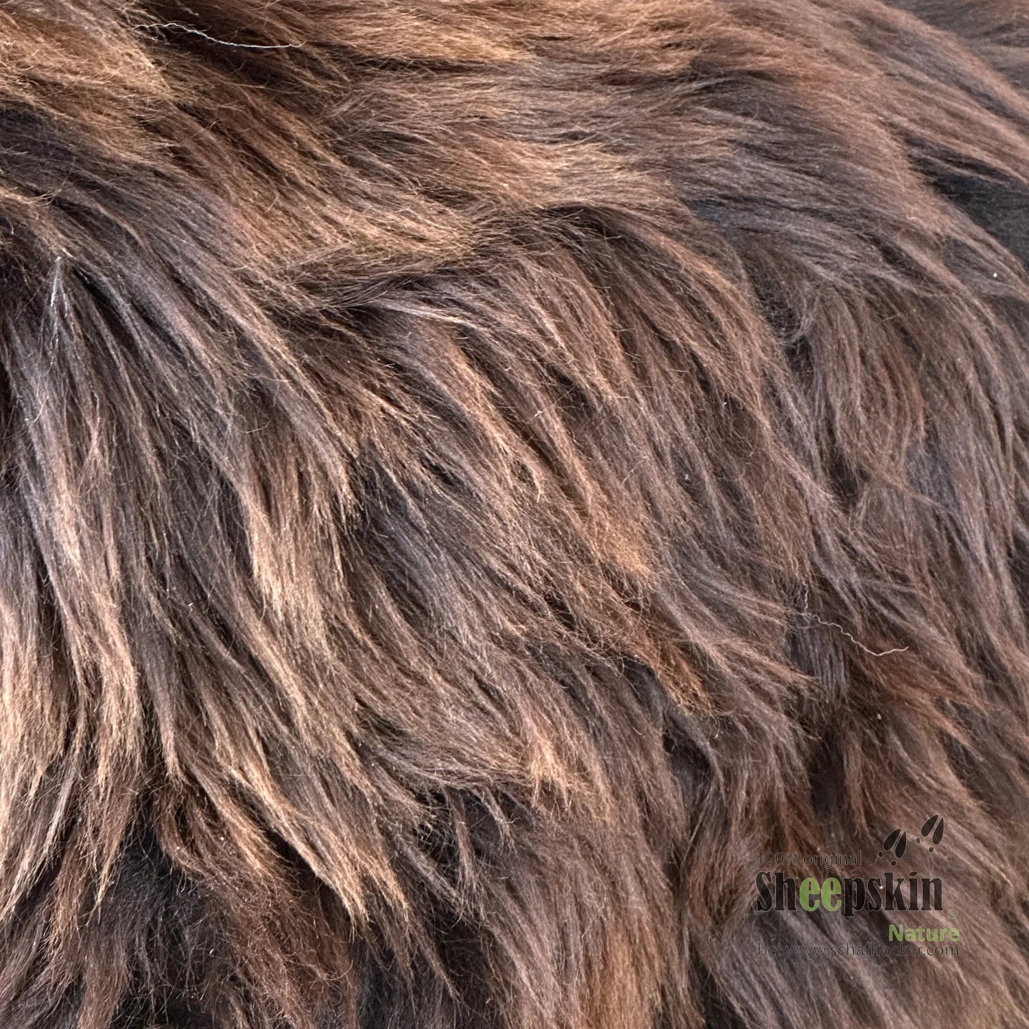 Premium Design Tierhocker Schafhocker Hansi das Mufflon braun – Schafhocker Mufflon von Sheepskin Nature© Ansicht 4 – kaufen