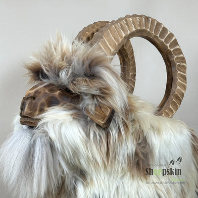 Premium Tiermöbel Hocker Tierhocker Schafhocker Berti Steinbock limited