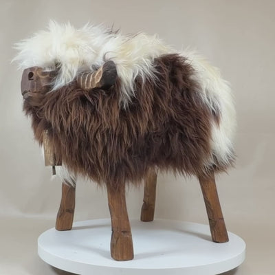 Tabouret Premium Design pour animaux Bully "Milkyway" Bœuf Highland- Vache- Taureau
