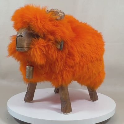 Premium Design Kids Schafhocker Kinderhocker »Timi« der Bua orange