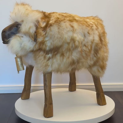 Premium design animal stool sheep stool "Roberta" the extravagant girl limited