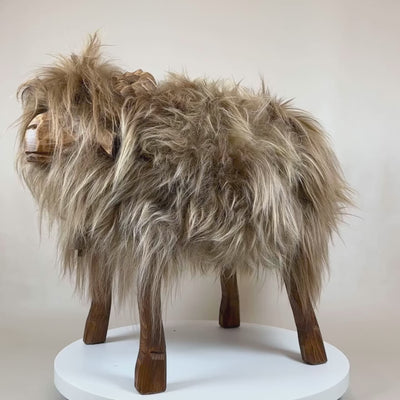 Sheep stool "Anton" the vain bua fox designer animal stool ram