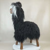 Video Schafhocker Alpaka Ötzi »Balu« Designer Hocker Tierhocker schwarz Tiermöbel