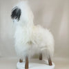 Video Schafhocker Alpaka Ötzi »Stella« Designer Tierhocker weiß Tiermöbel Design Schaffell Hocker