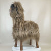 Video Schafhocker Alpaka Ötzi »Lou« Designer Hocker Tierhocker fox braun Tiermöbel