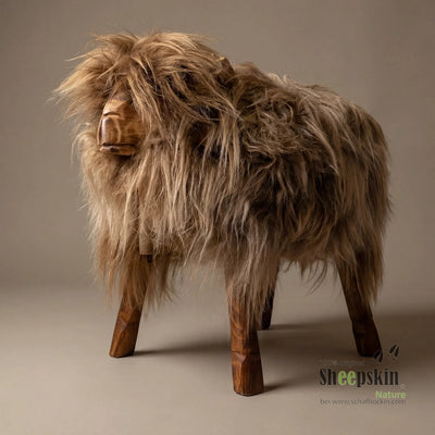 Schafhocker »Anton« der eitle Bua fox Designer Tierhocker