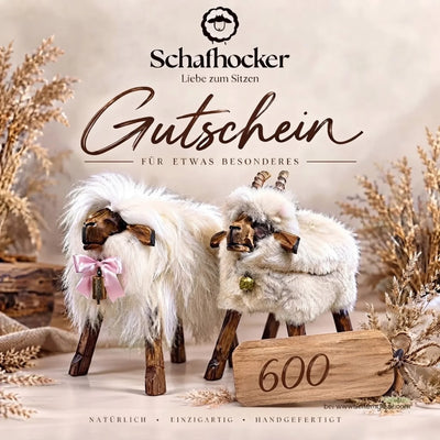 Schafhocker Geschenkgutschein 600