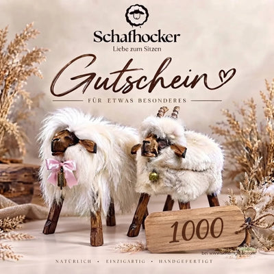 Schafhocker Geschenkgutschein 1000