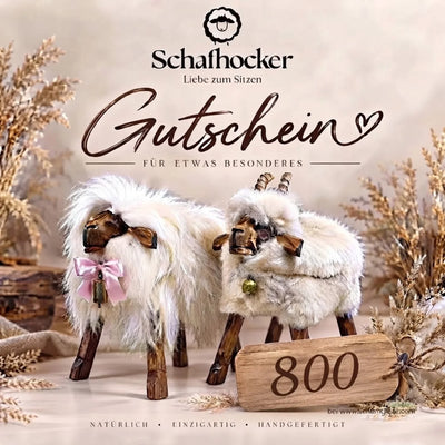 Schafhocker Geschenkgutschein 800