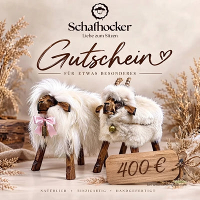 Schafhocker Geschenkgutschein 400 Euro
