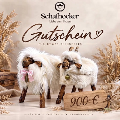 Schafhocker Geschenkgutschein 900 Euro