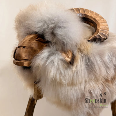 Schafhocker Mufflon »Giotto« aus echtem deutschem Schaffell
