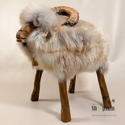 Schafhocker Mufflon »Giotto« aus echtem deutschem Schaffell