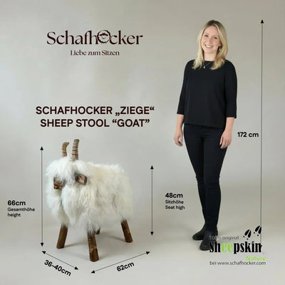 Schafhocker Jogl, Modell Ziege – Produktansicht 2