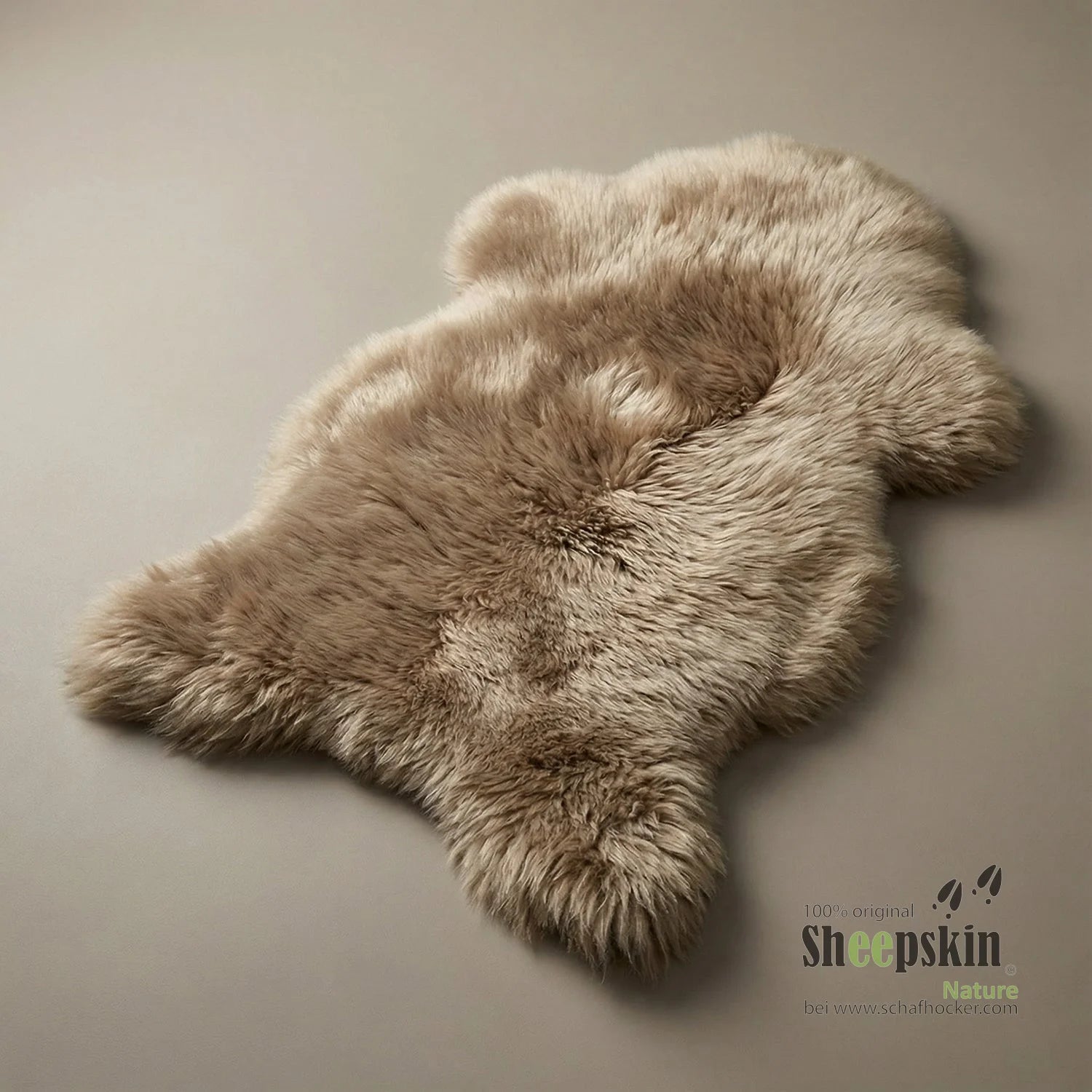 Seat cover made of genuine sheepskin – fox-colored