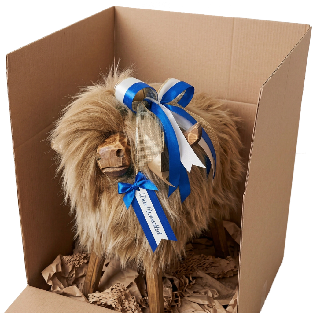 Geschenkverpackung blau